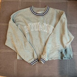 American Eagle Outfitters Green Sweatshirt